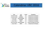 Calendrier VRC 2016