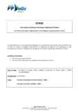 Fiche inscription Formation Continue Formateur National les 11 et 12 f&eacute;vrier 2020 &agrave; Concarneau