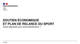 Mesures de soutien au sport