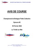 Avis de course du 05-02-2022