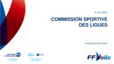 Document de présentation de la Commission Sportive Nationale des ligues