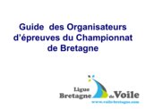 Guide des organisateurs &eacute;preuves Championnats de Bretagne