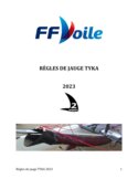 règles de classe TYKA 2023