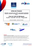 Avis de Course Open de France 2023