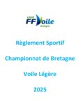 Règlement sportif Championnat de Bretagne Voile Légère 2025